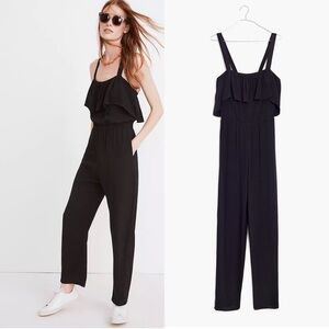 Madewell Apron‎ Ruffle Jumpsuit